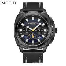 MEGIR 2128G low price young boys quartz watches monn phase design waterproof big face watches